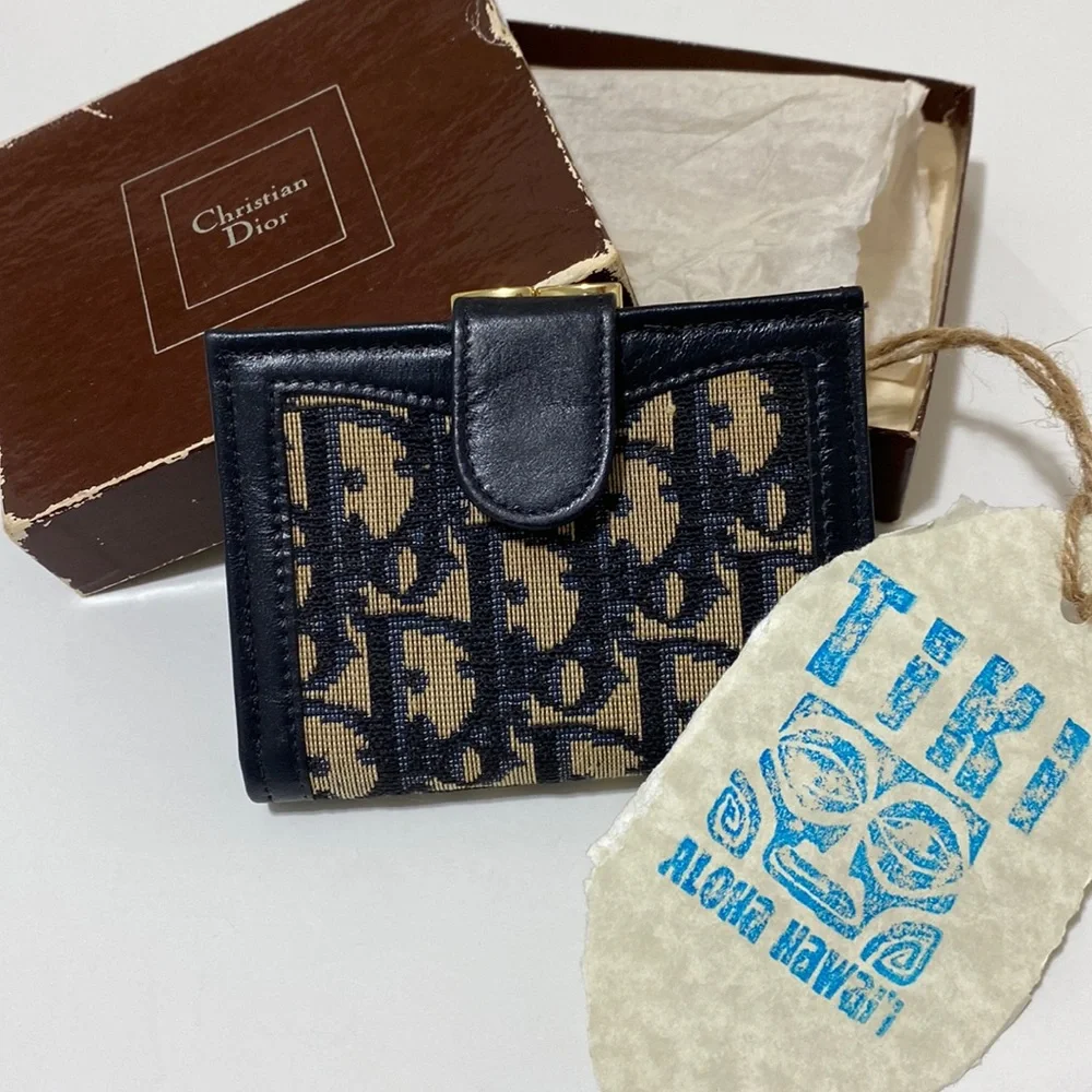 Christian Dior Vintage Wallet Excellent Condition
